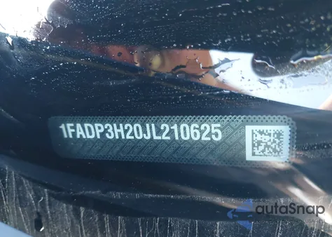 2018 Ford Focus Sel из США, поврежденный, VIN 1FADP3H20JL210625